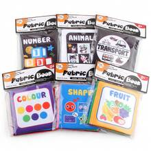 Infant Cloth Books And Toys,Early Education And Intelligence Learning Cloth Books,Early Education And Enlightenment Cognitive Cloth Books For Learning - Multicolor - View 5