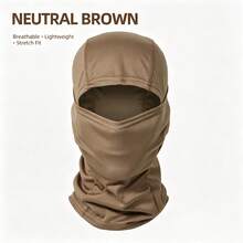 Balaclava Face Mask, Lightweight Breathable Sun Protection Ski Mask, Unisex, Suitable For Outdoor, Mesh Breathable Fabric Soft And Skin-Friendly, Fully Covers Head, Face And Neck, Multiple Solid Colors Available, Fits Motorcycle Riding, Electric Scooter Commuting, Hiking, Running, Fishing, Outdoor Work And More, Thin High Elastic Fabric Fits Head Comfortably Without Shifting, Breathable And Sweat-Wicking, Comfortable To Wear - Multicolor - View 13