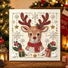 Christmas Pearl Diamond Painting Kit With Frame, Luxury Pearl Christmas Tree Diamond Art, Adult Christmas Pearl Bead Handmade Craft, Gemstone Diamond Sticker Home Wall Decor, Relaxing Creative Hobby - With Frame - View 9