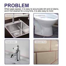 1 Set/260ml Waterproof Tile Grout, Tile Adhesive, White Grout, Suitable For Kitchen And Bathroom, Wall Tile Crack Filler, Anti-Mold, Sticker, Home Decor, Spring Decoration, Add Vitality To Your Home, Laminate Decorative Sticker, Birthday And Graduation Gift - Multiple Styles - View 8
