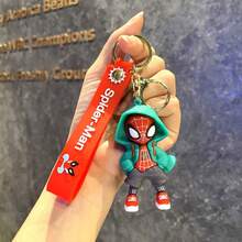 1pc Keychain Cute Gift, Cartoon Christmas Decoration Bag Accessory Keychain Set, Party Favor Party Costume Accessory, Decorative Bag Charm And Collectible, Anime Bag Pendant Car Key Ring Gift Pack, Cute High-Quality Mini Figurine - A - View 5