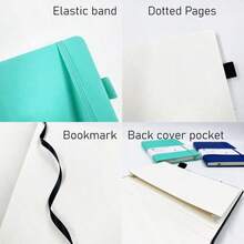 PAPERAGE Dotted Journal Notebook, 160 Pages, Medium 5.8 Inches X 8.5 Inches - 100 GSM Thick Paper, Hardcover - A5 - View 3