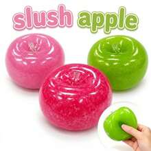 Boules Slushy / Pommes Slushy, Style Aléatoire Jouet à Presser Super Doux, Boule à Presser Texture Slushy Faite à la Main, Jouet à Presser Malleable TPR Transparent Rose Pailleté Brillant, Son Croustillant Soulagement du Stress Fruit à Presser, Jouet à Presser à Remontée Lente Soulagement du Stress, Convient aux Enfants Jouet Soulagement du Stress/Jouets Squishy/Squish/Squishy à Remontée Lente/Jouets Fidget - Multicolore - Voir 2