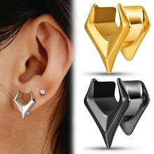 2pcs Punk Spiked Saddle Ear Gauges 316L Stainless Steel Ear Cartilage Piercing Stretchers Jewelry Earrings - 1768 - View 1
