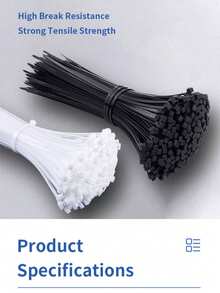 Nylon Cable Tie, Self-Locking Zip Tie, Multiple Sizes Available - Self-locking Nylon Cable Ties - View 2
