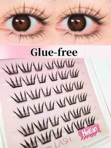 36 Clusters Self-Adhesive Eyelashes, No Glue Needed, Natural Look For Daily Travel & Light Makeup - View 1