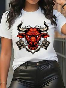Women T-Shirts - Putih - View 6