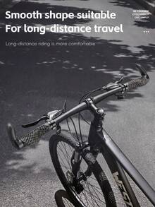 WEST BIKING 1Pair Widened Bike Handlebar Grips Built In Auxiliary Bar Rotatable Adjustable Design Anti Slip Shock Absorbing Cycling Handlebar Grips Comfortable Fatigue Relief Road Bike MTB Handlebars Cycling Accessories - Multicolor - View 10