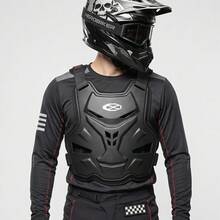 1 pieza Chaleco de protección para pecho y espalda de motocicleta, rodilleras y coderas de motocicleta, equipo de protección para montar, accesorios de motocicleta, artículos esenciales para montar para mujeres, hombres, regalos para motociclistas - A - Ver 10