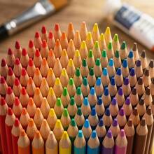 520 Pensil Warna - 520 Warna Cerah Tanpa Duplikat Set Pensil Warna Inti Lembut Premium yang Sudah Diasah untuk Seniman, Menggambar, Membuat Sketsa, dan Arsir - 520 warna timah - View 2
