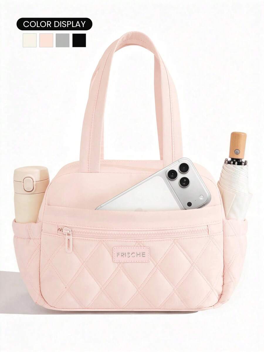 1pc Large Capacity Multi-Layer Insulated Lunch Bag, Suitable For Office Workers To Carry Meals And Outdoor Picnics, Kitchen And Camping Essential, Best Choice For Back To School Season