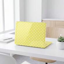 Polka Dot Style Compatible With Macbook Neo 13-Inch 2026 A3404 A18 Pro Chip, A3404 2026 Neo 13-Inch Ultra-Clear Crystal Fully Transparent Ultra-Thin Hard Shell Protective Case, Back To School Yellow Polka Dot - View 9