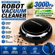 Smart Automatic Mini Robot Vacuum Cleaner, USB Rechargeable Household Sweeping Robot, Powerful Suction, Large Dust Box, Universal Wheel Full-Angle Movement, 3600mAh Long Lasting Battery, Lazy Home Cleaning Appliance - Smart Robot Vacuum - View 12