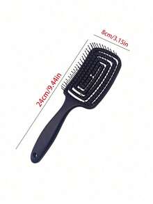 Hollow Wide-Tooth Comb - Suitable For Dry And Wet Hair Scalp Massage And Detangling, Easy To Grip, Unisex; Perfect For Back To School And Travel/Vacation; Covers Various Hair Combs Including Hairline Comb, Detangling Comb, Slick Back Comb And Professional Haircutting Comb - A - View 10