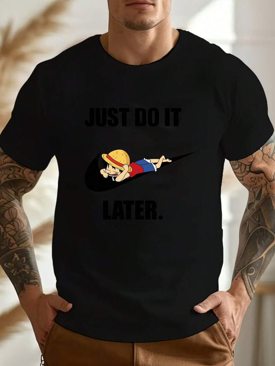 Camisetas de hombre - Negro - Ver 1