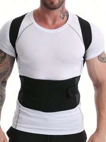 Adjustable Posture Corrector Breathable Waist Support Belt Unisex Orthopedic Alignment Health Support Belt - Multicolor - View 5