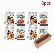 2/4/6件組 侏儒南瓜萬聖節廚房毛巾套組，南瓜燈籠蜘蛛網手巾/抹布，超吸水/居家裝飾禮品 - 彩色 - 查看 11