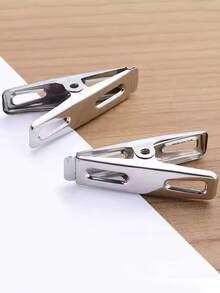 Kit 20 Grampos Prendedores De Roupa 100% Aço Inox Super Resistentes - 20 Padrao - Visão 5