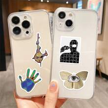 50pcs Dream Core Aesthetic Stickers, Self-Adhesive Waterproof Sticker Set, Suitable For Phone, Luggage, Backpack, Violin, Storage Box, Game Console, Power Bank, Laptop, Etc., Dreamy Stickers - Multicolor - View 12