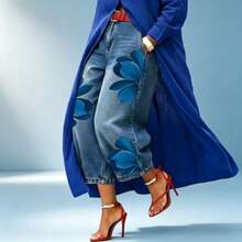 Women Jeans - Blue - View 8