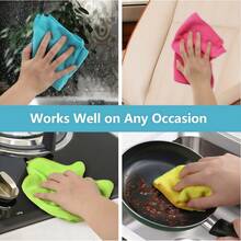 14 Sets Ultra-Fine Microfiber Cleaning Cloths, Soft Absorbent Rags, Car Microfiber Towels, Kitchen Towels, Home Dusting Cloths, Window Cleaning Supplies - Multiple Styles - View 2