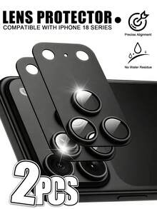 Mr. War Gorilla 2pcs [Black Lens Protector Film] Compatible With IPhone 18promax/18pro And Other Models. Full Coverage Precision Design, Perfectly Matches The Original Lens Appearance. Advanced Adhesive, Provides Long-Lasting And Stable Adhesion. Fingerprint-Resistant, Water-Spot-Free, Suitable For Daily Use, Outdoor Travel, Photography Creation, Business Office, Student Learning And Other Multiple Life And Work Scenarios. - Black - View 38