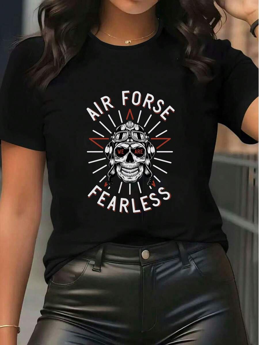 Women T-Shirts - 黑色 - 查看 1