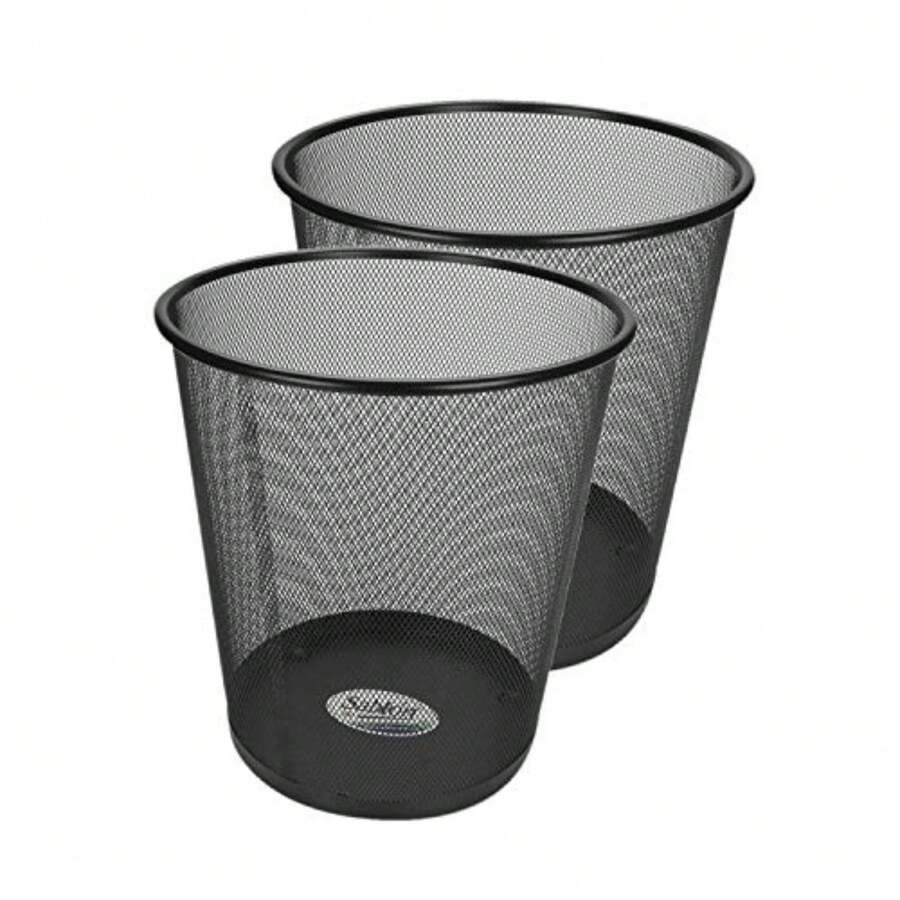 Wastepaper Baskets - Black - View 1