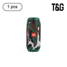 T&G117 無線喇叭，附通話功能，便攜式記憶卡槽音訊，運動低音重低音，防水桌面喇叭 - 查看 12