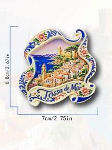 1pc Spain Souvenir 3D Alhambra Palace Magnetic Fridge Magnet, Creative Home Decorative Accessories - Multicolor - View 35