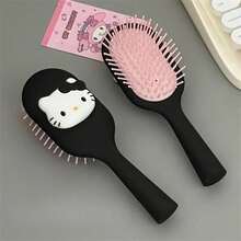 Hello Kitty Detangling Hairbrush By Sanrio - 1pc Portable Air Cushion Comb With An Adorable Cartoon Design And A Massage Feature For Effortless Styling - Multi-color - View 7