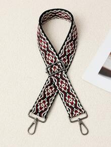 Ins Vintage Style Woven Strap, Adjustable Wide Pressure-Relieving Shoulder Strap, One Shoulder Crossbody Bag Replacement Strap Accessory - Multicolor - View 13