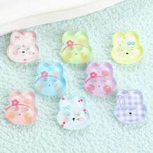 10/16/24/32/40 PCS 1.4cm Cute Jelly Color Cartoon Rabbit Shape Two-Hole All-Season Buttons, Suitable For Clothing Accessories, Dresses, Jackets, Shirts, Knitted Sweaters DIY Accessories, Dolls, Phone Case Decorations - Bunny Shape - View 4
