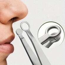 Pinset Pemangkas Bulu Hidung Stainless Steel, Desain Kepala Bulat, Pemangkasan Presisi Multi-Fungsi, Tanpa Bau - View 8
