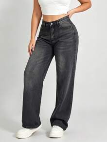 Women Jeans - black gray - View 3