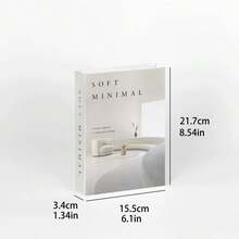 2/3pcs Home Fashion Faux Book Decor, Luxury Decorative Books, Living Room Decor, Home Decor, Coffee Table Books, Modern Fashion Decorative Books, Stackable Display Books, Hotel Decor, Gift - Decor Book - View 10