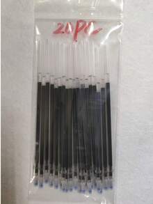 Isi Ulang Pulpen Netral Halus 0,5mm, Tinta Hitam/Biru/Merah, Kartrid Pengganti Tinta, 20/30/50 buah/Kotak, Untuk Pelajar, Kantor, dan Penggunaan Sehari-hari - Bulat - View 11