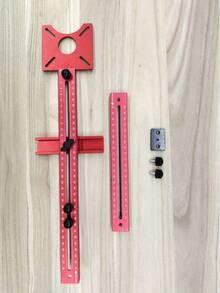 1/2/3PCS, Set Jig Slot Router Paduan Aluminium Multifungsi 3-in-1 - Pemasangan Slot yang Dapat Diatur dengan Pengukuran Presisi, Pemotongan Bulat, Pembuatan Slot, dan Fungsi Pemosisian. Dilengkapi Pengaturan Radius yang Dapat Diatur, Termasuk Satuan Metrik dan Imperial. Pengoperasian Sederhana, Cocok untuk Pemotongan Kayu Furnitur - Merah - View 17