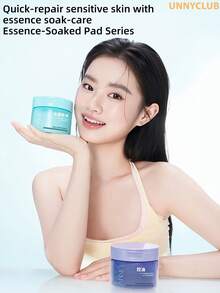 UNNY CLUB 200ml(100pcs) Vitamin C American Coffee Night Revitalizing Cotton Pads, 70% High Concentration VC, Brightening Enhanced Vitamin C Formula, Extract Awakens Dull Skin, Refines Rough Texture, Controls Oil And Shrinks Visible Pores, Refreshing Icy Texture, Please Perform Local Sensitivity Test Before Use, - Night Revitalizing - View 11