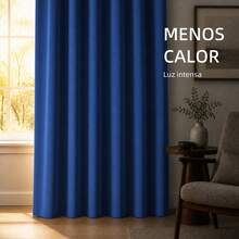 POLIGONO Curtains - Royal Blue - View 3