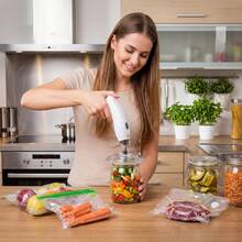 Adler Vacuum Pump With Sealing Bags Set, Handheld Vacuum Sealer, Food Vacuum Pump Kit - Reusable Bags, Portable, Extends Freshness - White - View 5