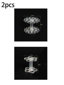 2/1pc Multi-Hole Flower Arranging Tool, For Fixing, Floral Kit, Spiral Vase Positioning Bracket, Home And Wedding Floral Decoration Bouquet Fixing Tool - Multicolor - View 13