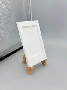 White Mini Instant Photo Frame, Easel-Style Photo Display Stand, Reusable Desktop Photo Decor, Versatile Desktop Decoration For Multiple Occasions, Ideal Gift For Friends, Classmates And Family, Perfect Gift For Birthday, Anniversary And Holiday - Multicolor - View 6