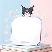 Miniso Sanrio IP Metal Table Mirror, Cute Cartoon Desktop Dressing Mirror, High‑Definition Makeup Mirror, Ornament For Dorm Home Office, Textured Metal Frame (1 PC) - Multicolor - View 4