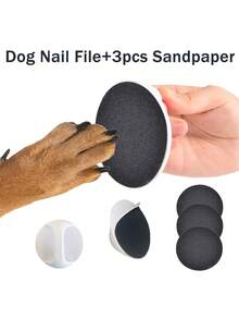 Dog Nail Grinding Tool Set, Upgraded Quiet Version, Includes 3 Sandpaper Sheets, Dog Nail Care Magic Tool, Professional Pet Grooming, Home Comfort Essential - A - View 6
