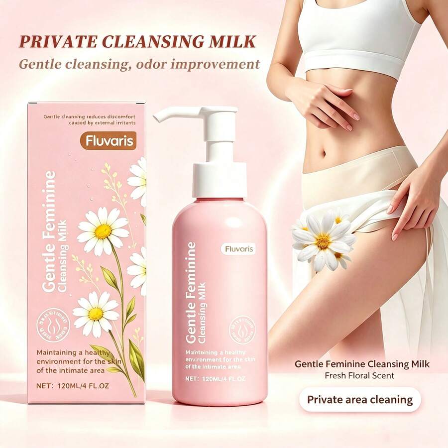 120ml/4FL.OZ Sabun Pembersih Kewanitaan, Pembersih Lembut, pH Asam Lemah, Memperbaiki Bau Kewanitaan, Melindungi Kesehatan Kewanitaan, Segar dan Melembapkan, Perawatan Kesehatan Pribadi - View 1