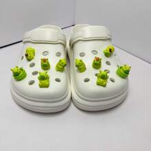 5/10pcs-Shoe Charms Set-Detachable ABS Accessories, 3D Cute Capybara-Glow In The Dark, Solid Color, Suitable For Clogs DIY Sandals-Ideal For Various Holidays And Parties, Perfect Christmas Gift - Solid Color - View 4