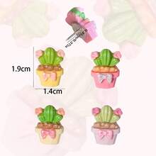 15/20/30Pcs Cactus Decorative Pins Pin, Cute Office Decor Thumb Tacks, Suitable For Bulletin Boards Offices Home Cork Boards And Classrooms,Random Color - A - View 5