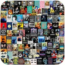 135Pcs Oasis Band Season 3 Rock Mini Stickers DIY Art Decor For Mobile Phone Notebook - 135 PCS - View 11