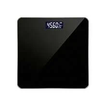 Digital Body Weight Scale With Step-On Technology, Black Glass Bathroom Scale With Auto On/Off, Accurate Weight Measurement - View 1